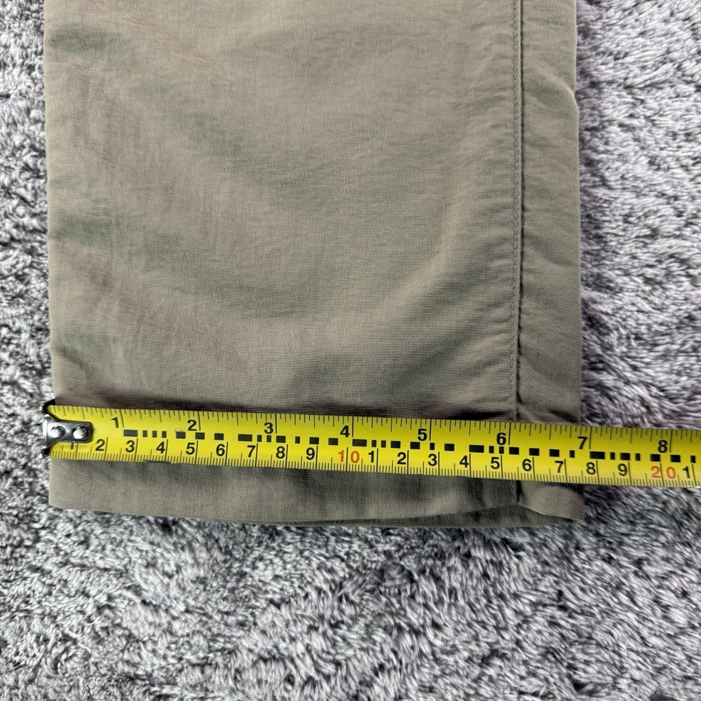 The North Face Vintage Womens 6 Nylon Hiking Pants Khaki Outdoor Trail 00s - Picture 11 of 12